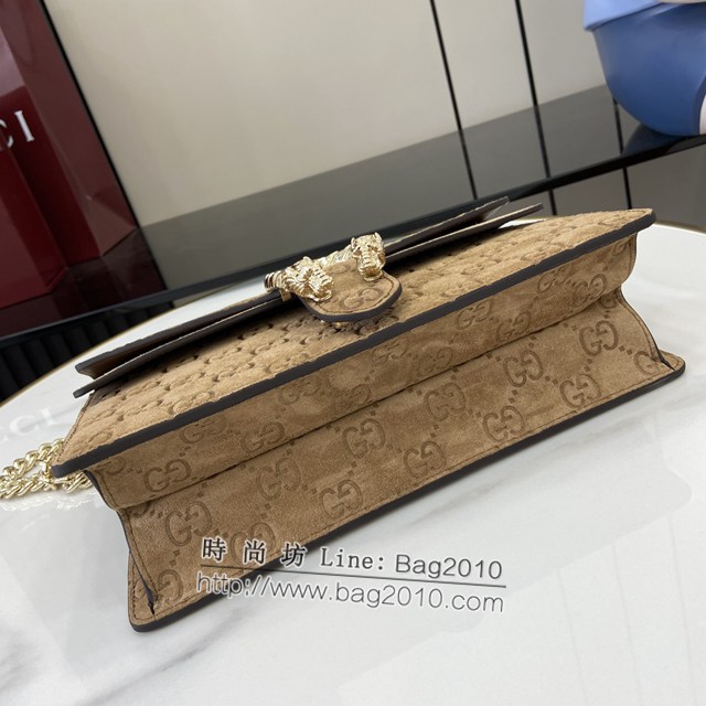 Gucci專櫃古馳最新款經典Dionysus系列小號肩背包鏈條女包 jh2069型號：818145